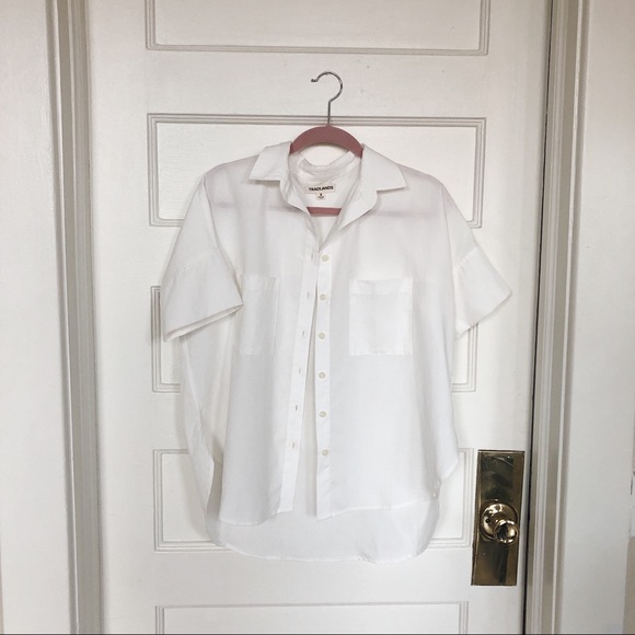 Tradlands Box Top Salt Tencel Linen - Picture 4 of 7